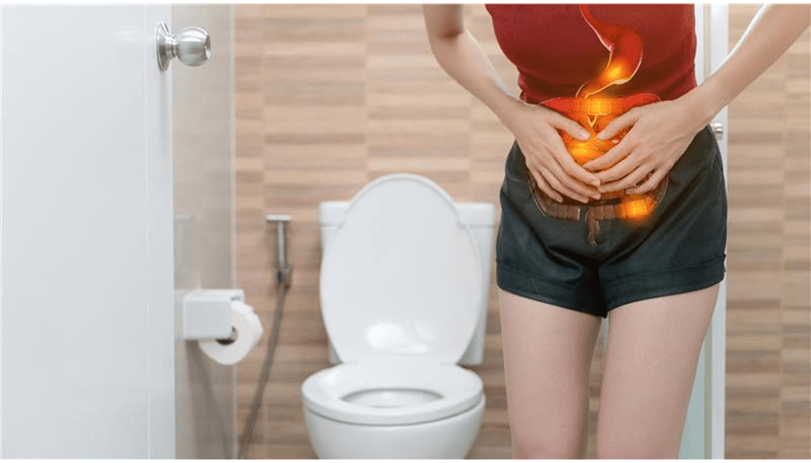What is Diarrhoea? A girl suffering from Diarrhoea