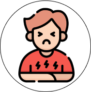 Nausea and abdominal pain.